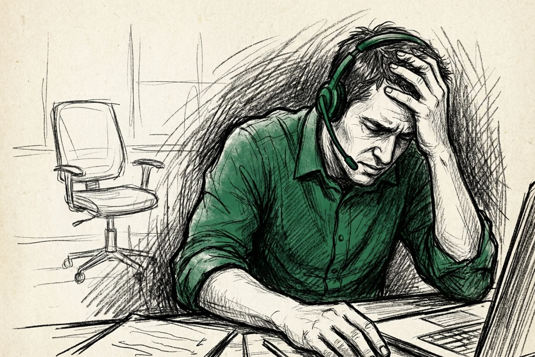 Why Your Best CSRs Quit: AI Coaching Fixes Retention | Blog Thumbnail | Tradesly AI Insights