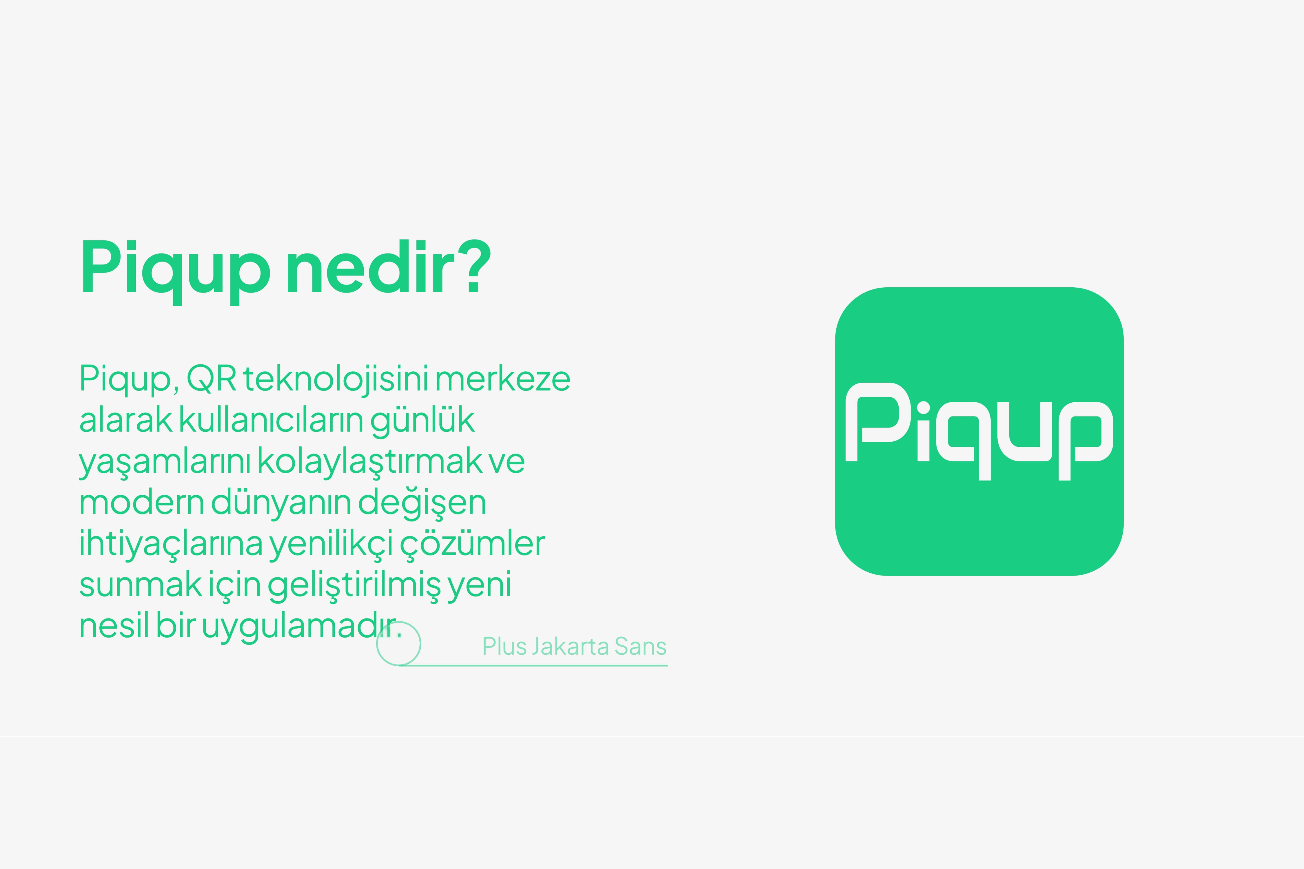 typography design for piqup