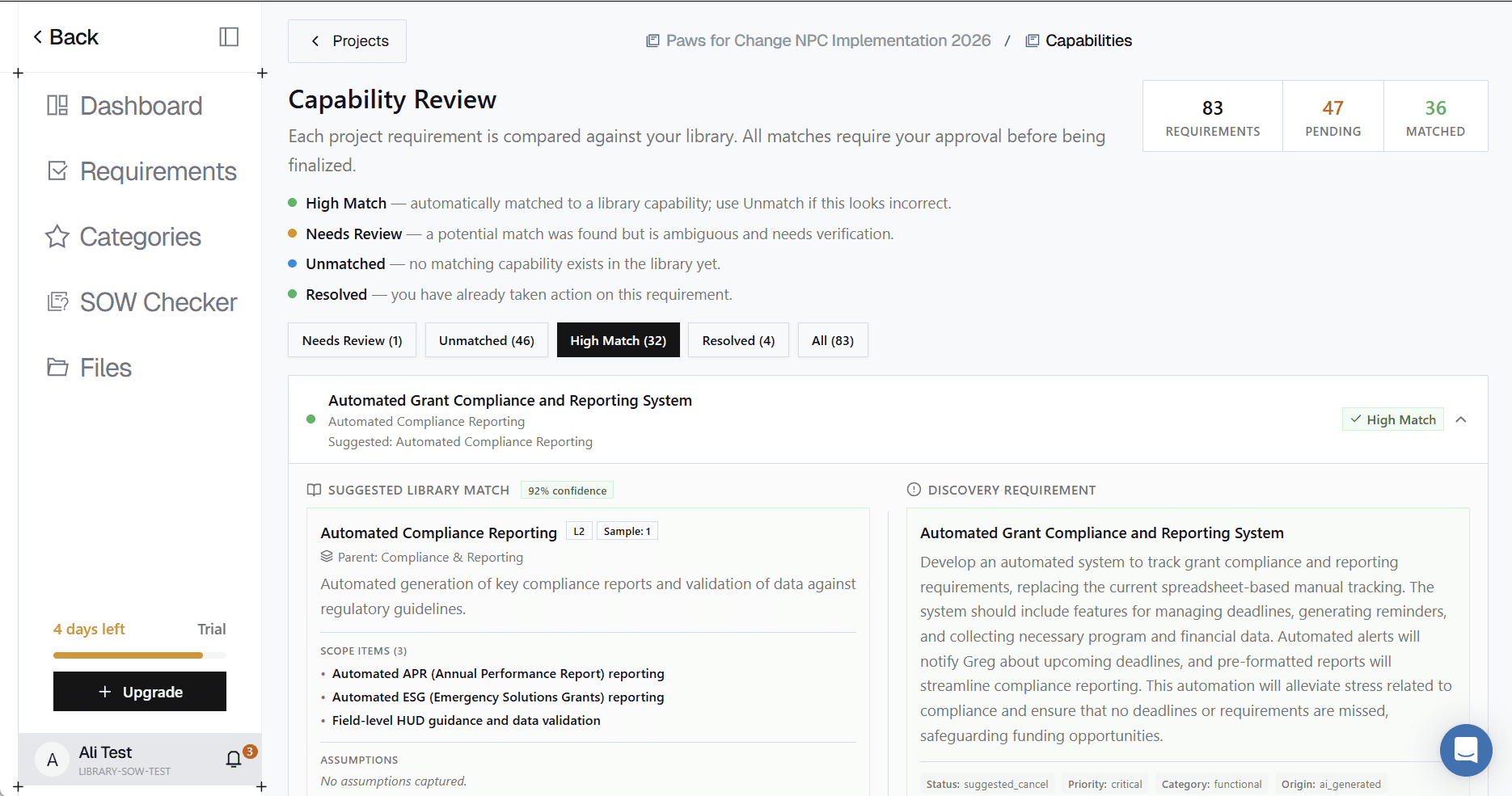 Chat with the AI Review Expert about how to make the requirement more clear, accurate, and comprehensive