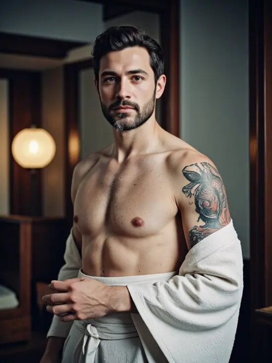 traditional Japanese koi fish, created by ai tattoo generator free