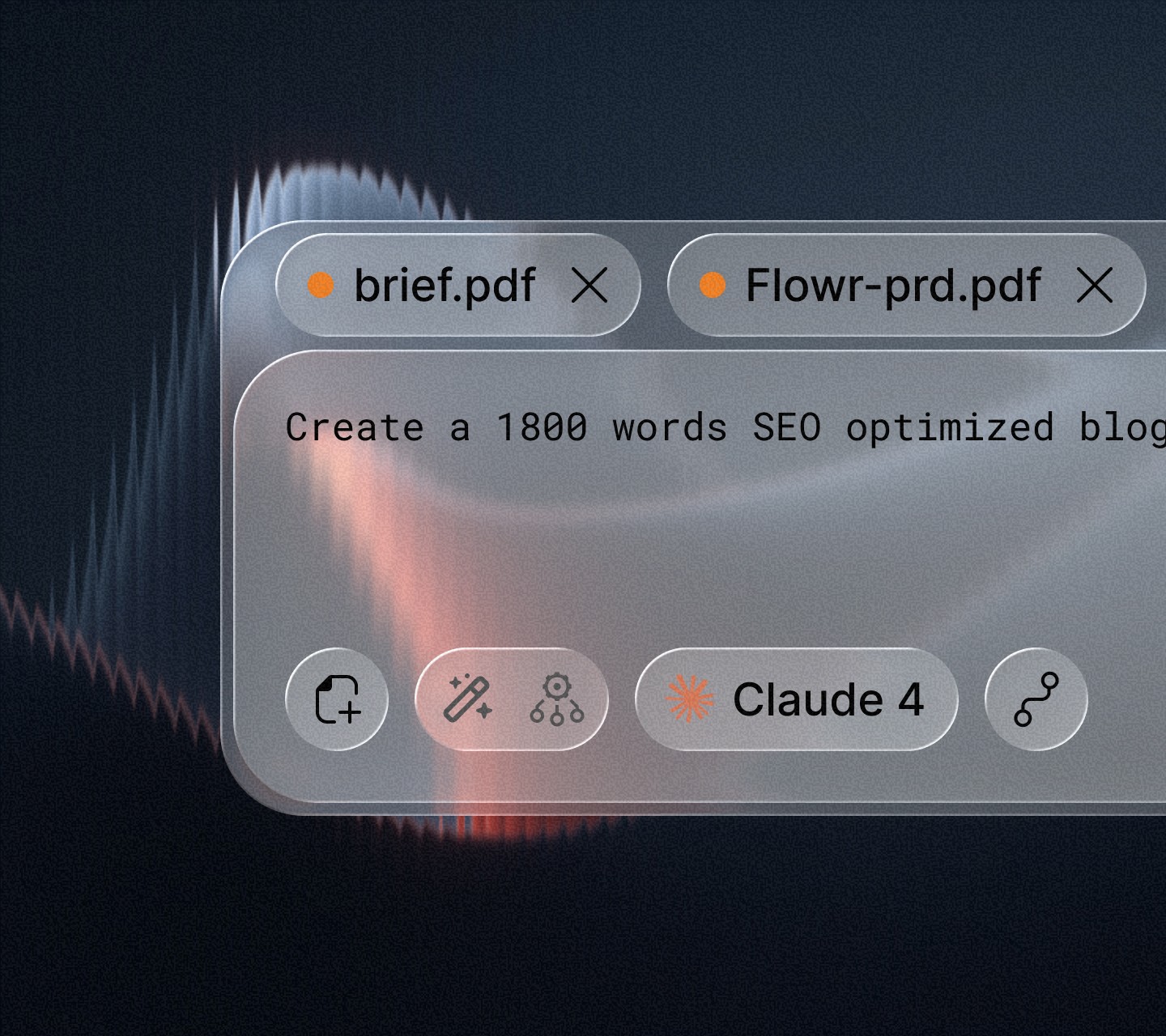 Flowr chat interface
