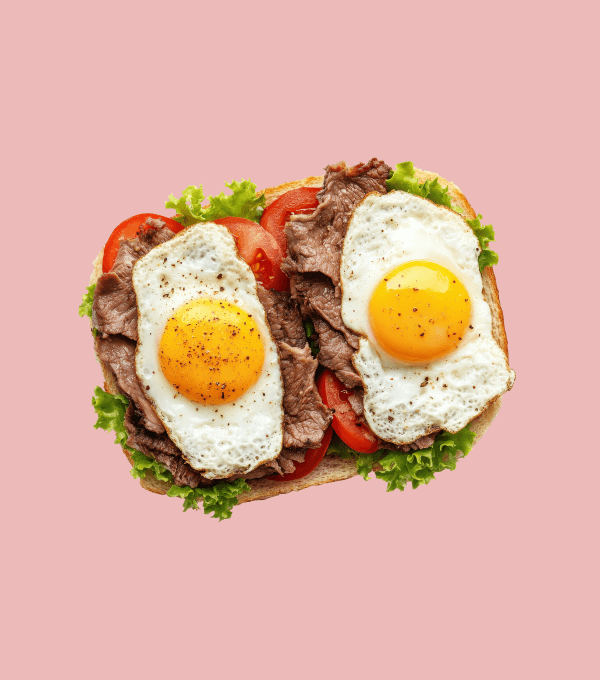 Image of Sonder & Sprout's steak sandwich.