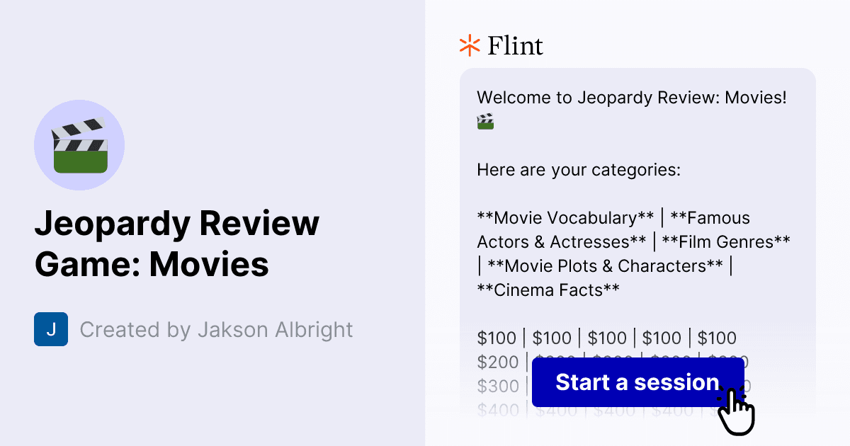 jeopardy review activity