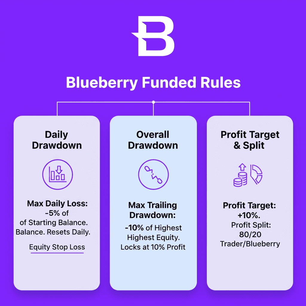Blueberry Funded Drawdown Infographic