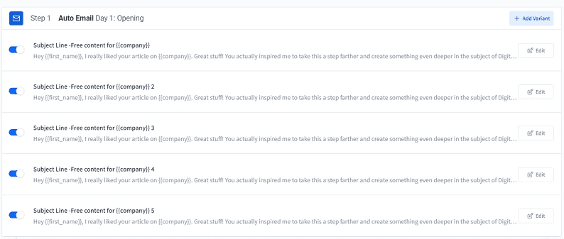 Personalization and Automation