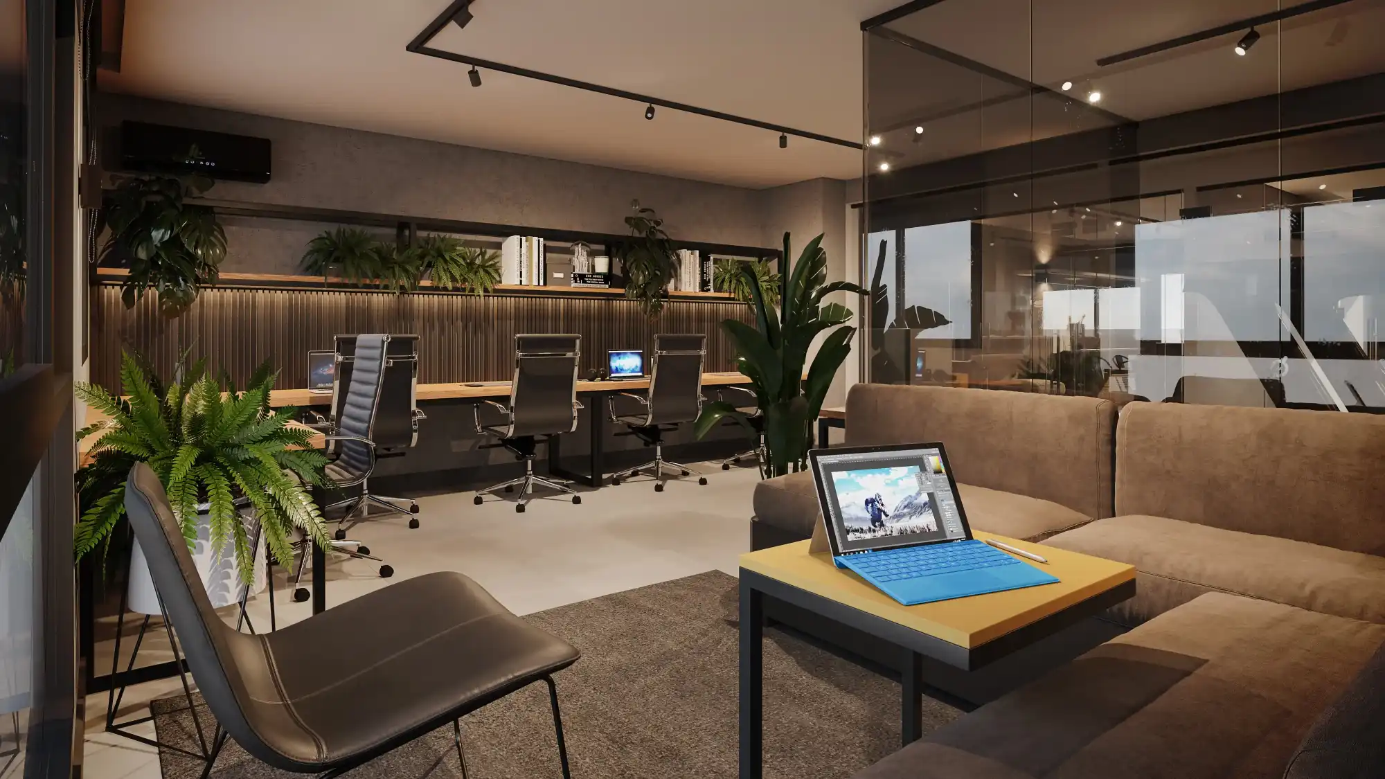 Espaço coworking Moon Residencial Pelotas