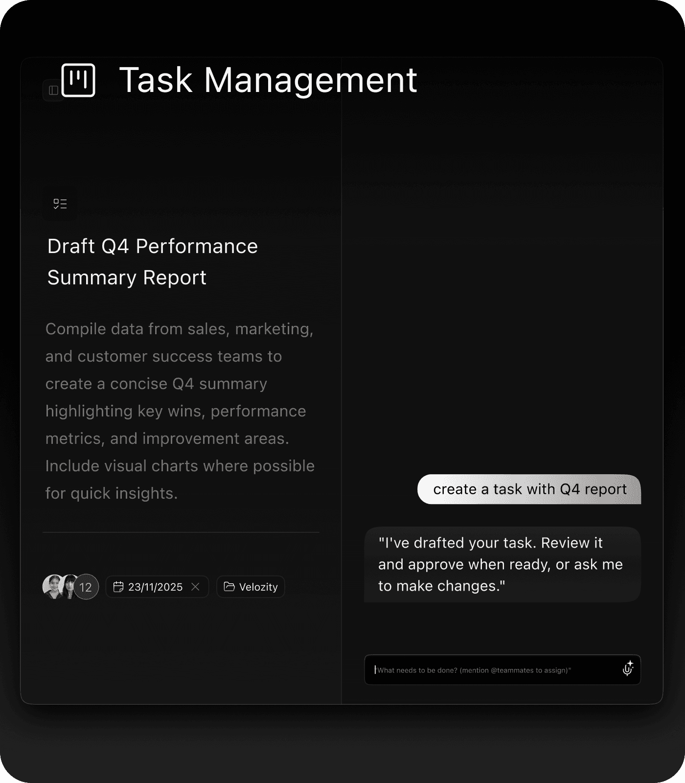 Tasks
