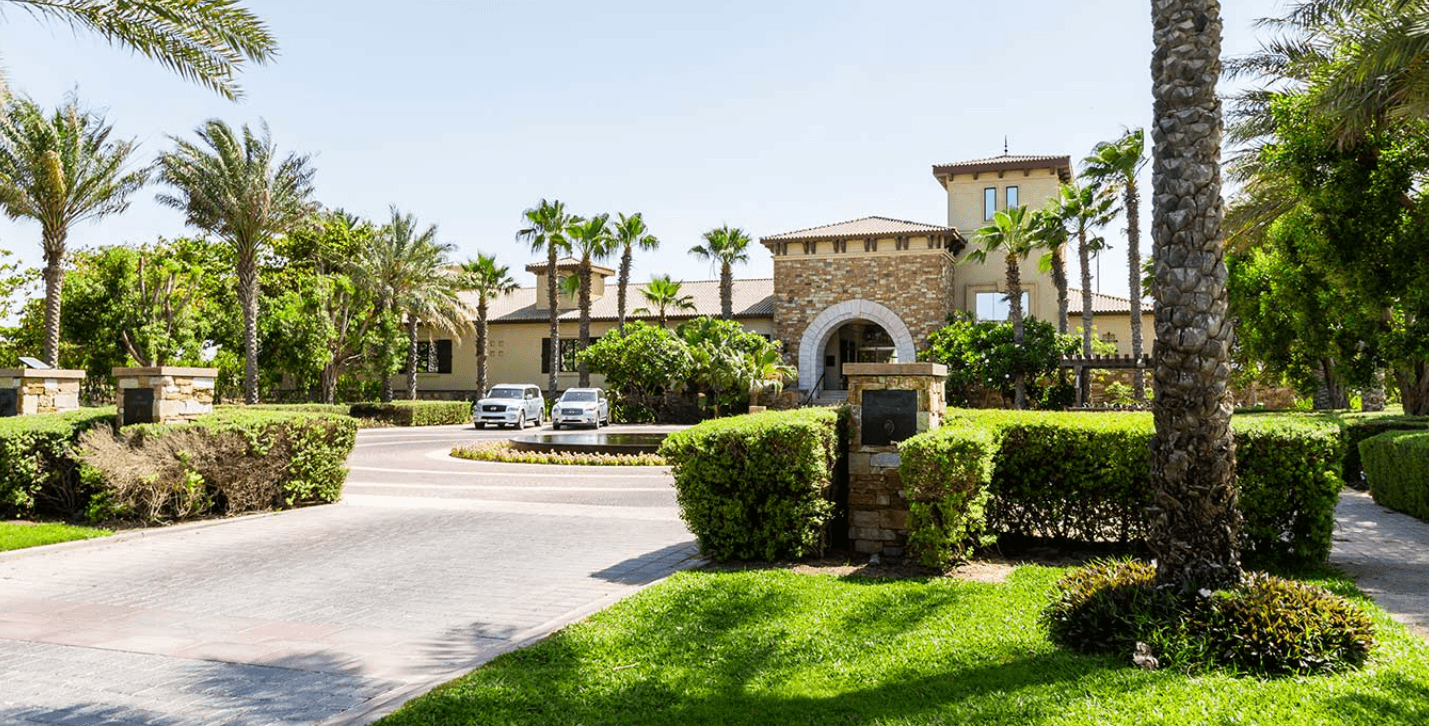 Rendered image of Dubai city, illustrating its skyline with Saadiyat Island visible in the background.