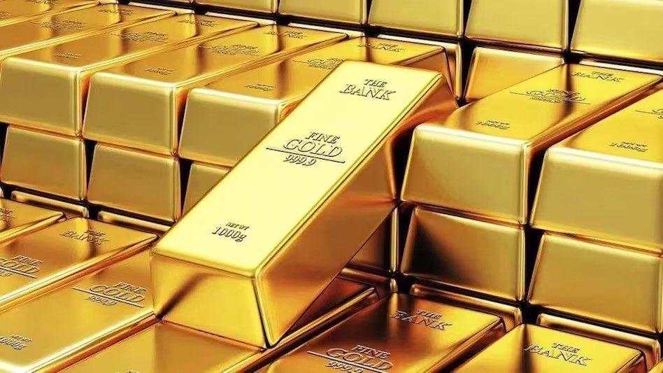 Gold bars illustration