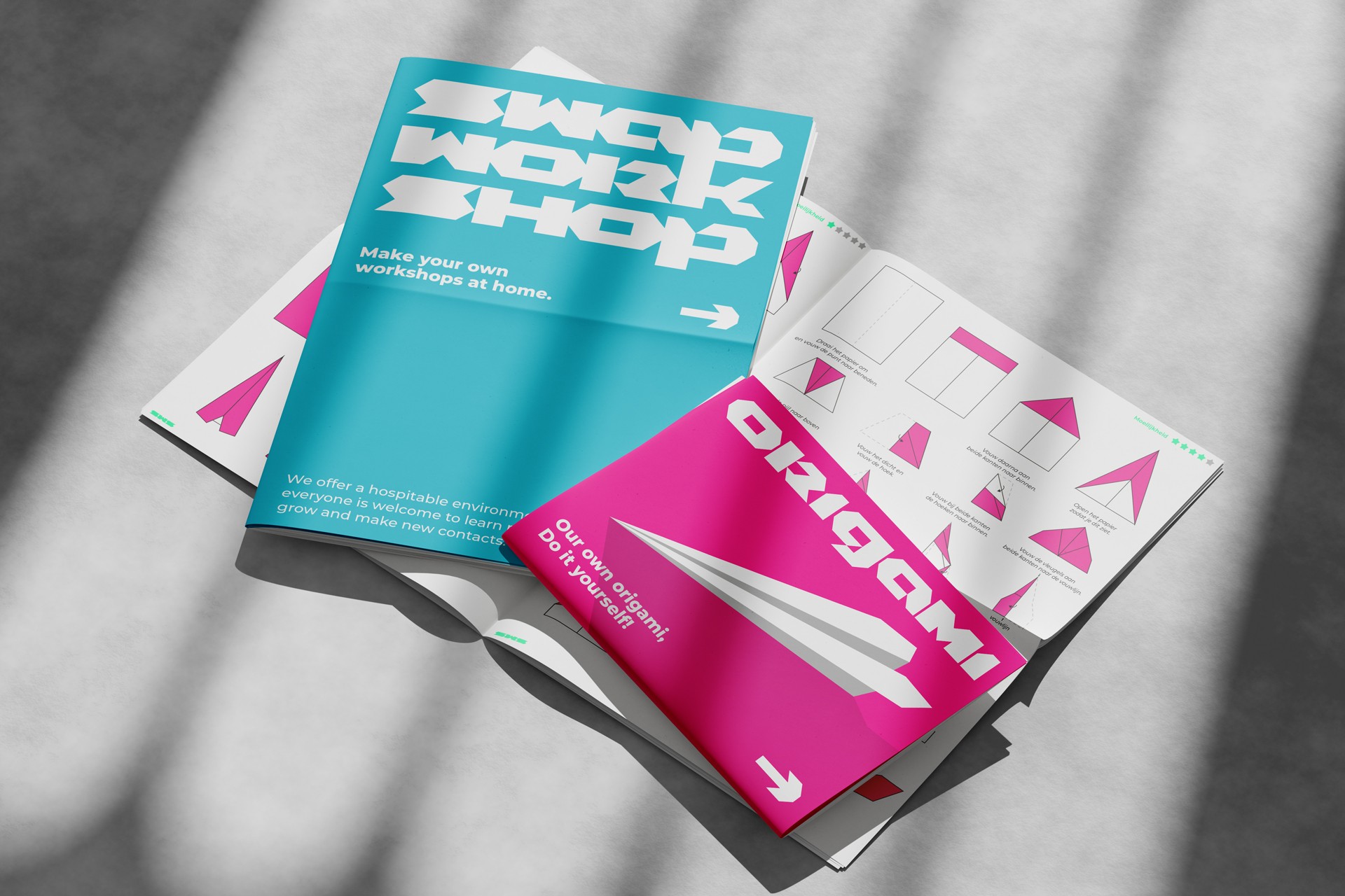 Swap Work Shop krant ontwerp