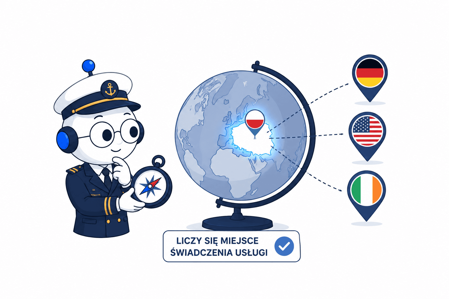 Ustalanie miejsca świadczenia usług przy imporcie usług zagranicznych.