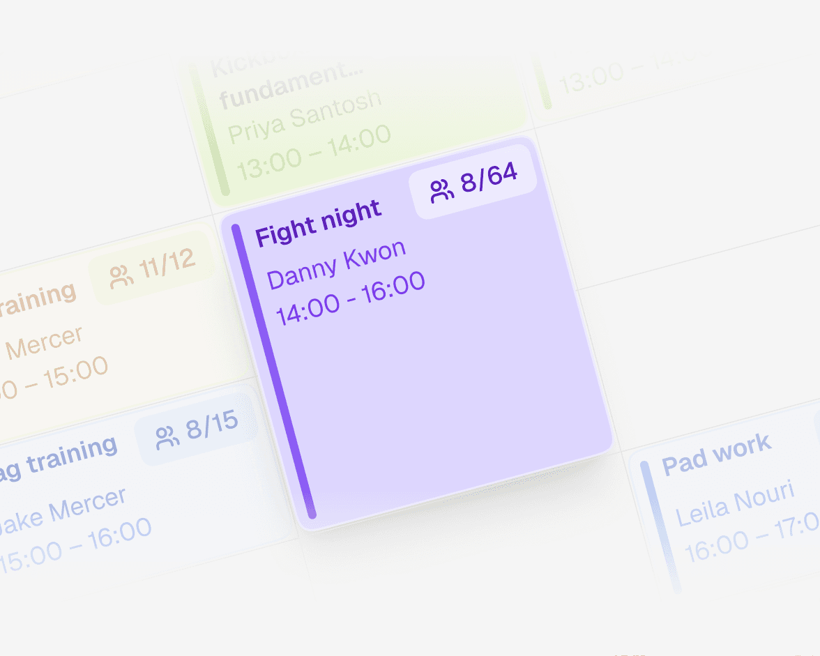 Plan evenementen direct in het rooster