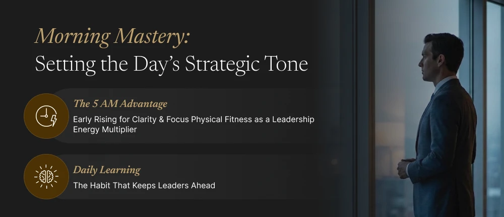 Morning Mastery: Setting the Day’s Strategic Tone