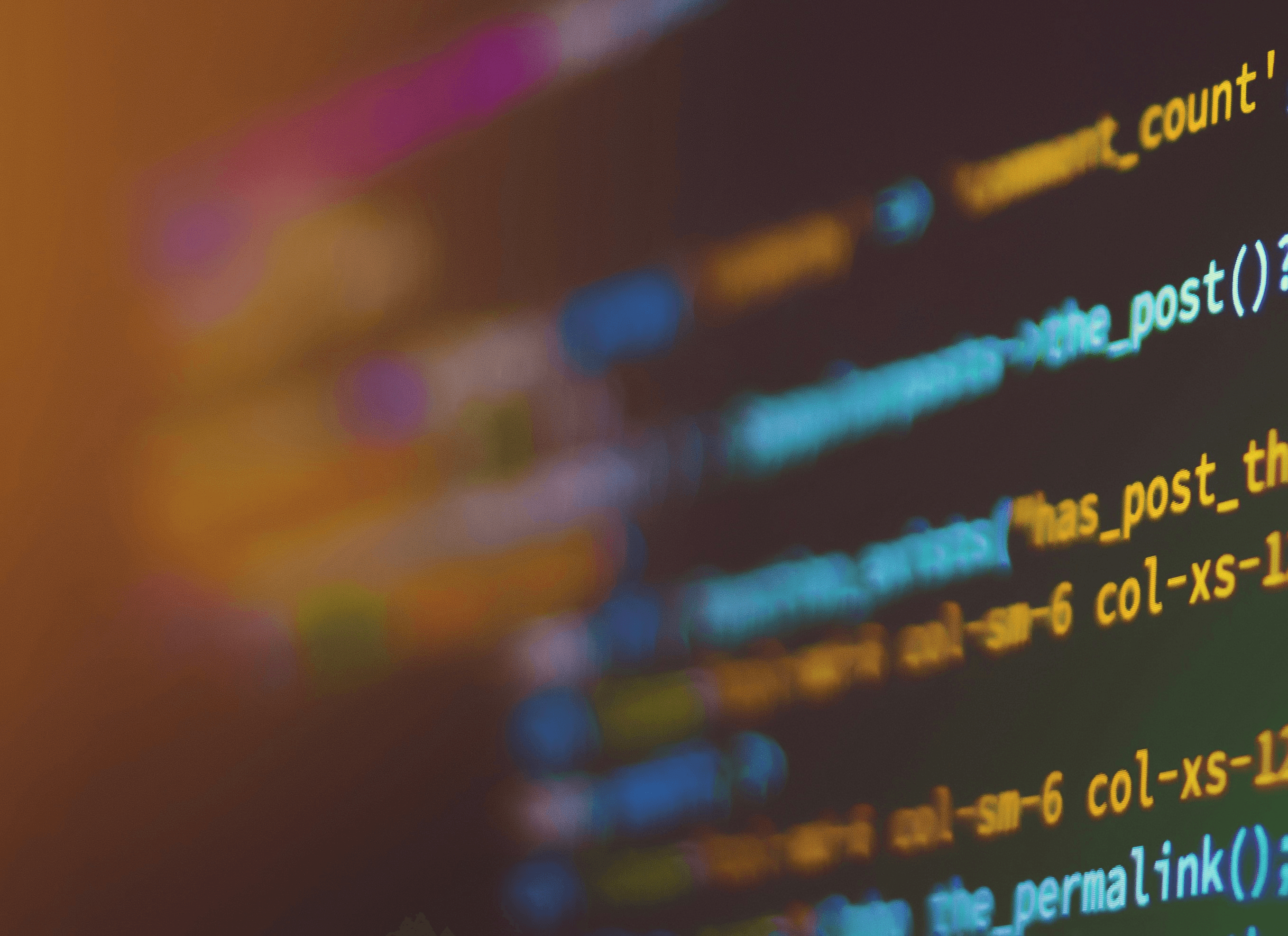 shallow focus photography of computer codes