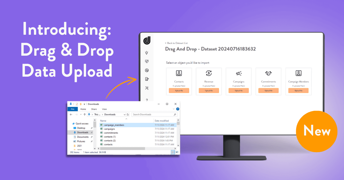 Introducing: Drag and drop data upload