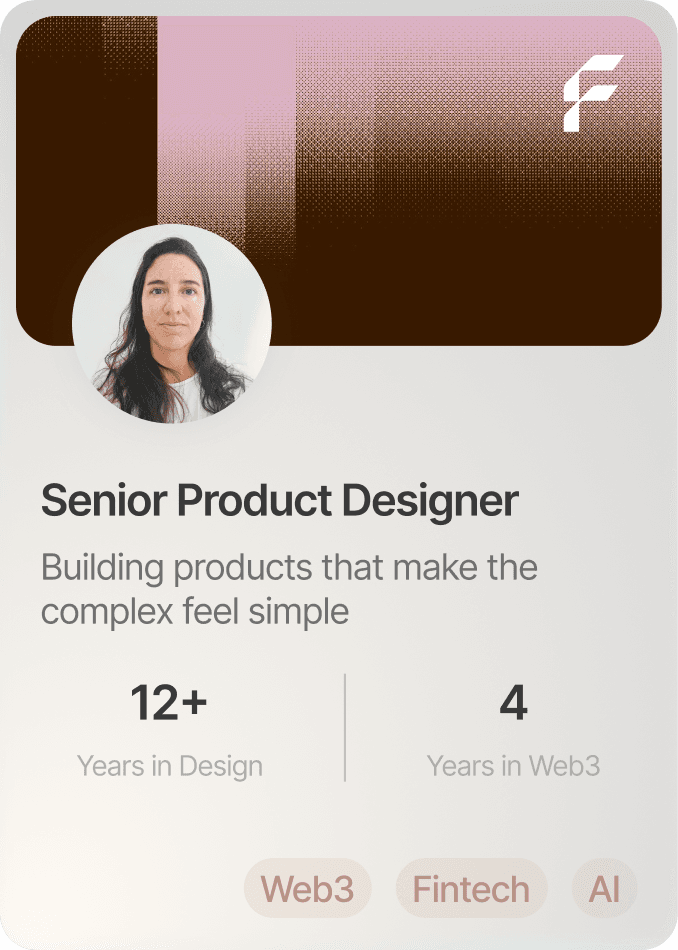 Portrait of portfolio creator – front view