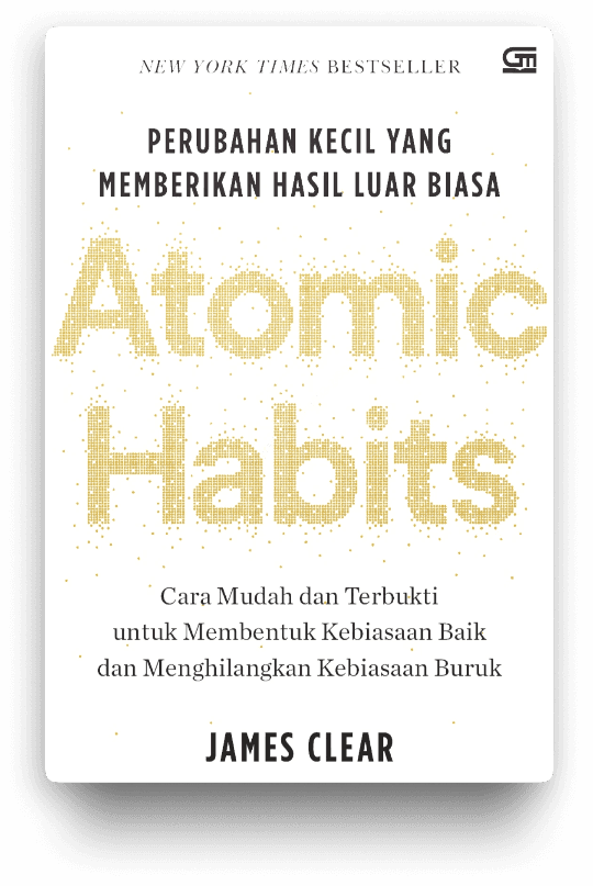 Cover of Atomic Habits book