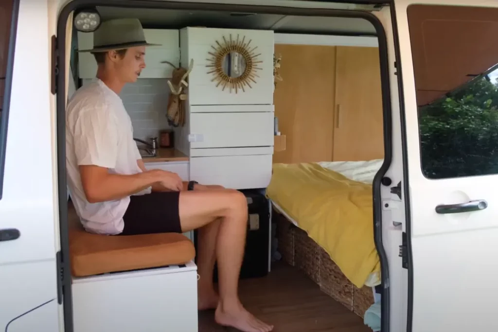VW Transporter campervan storage solutions
