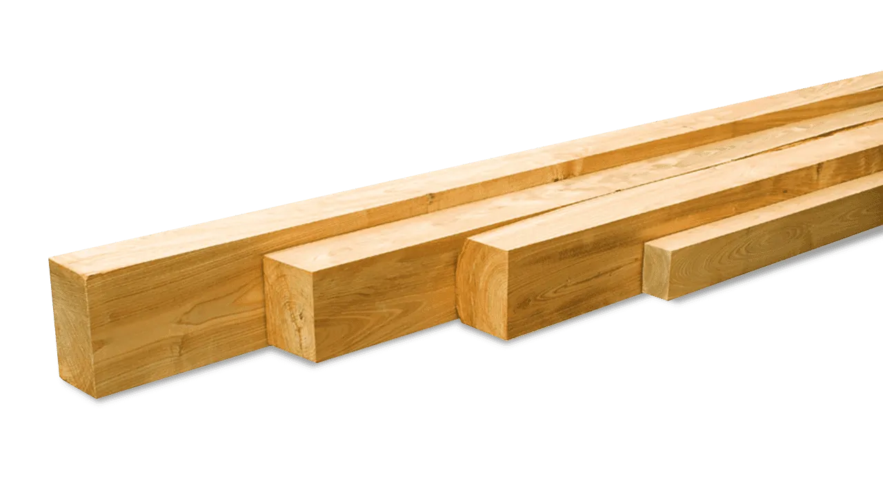 Vigas de madera resistentes y duraderas para construcción en Costa Rica