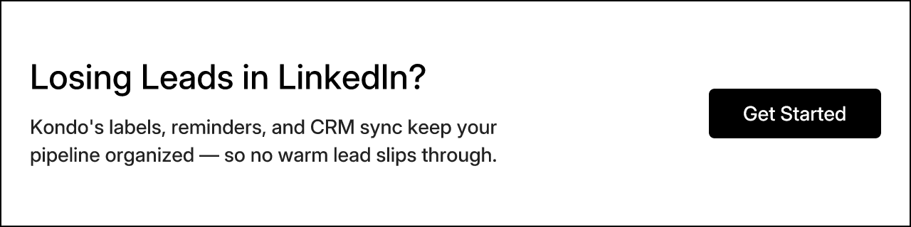 Losing Leads in LinkedIn?