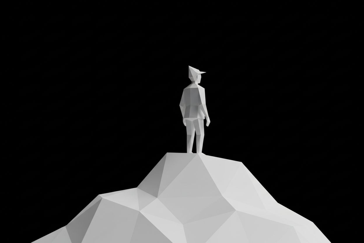Person looking into the distance