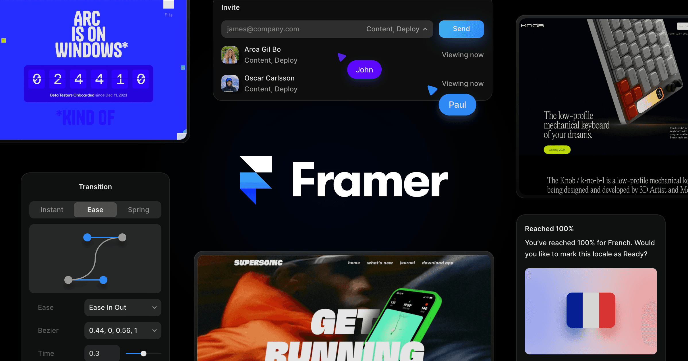 Framer — The internet is your canvas