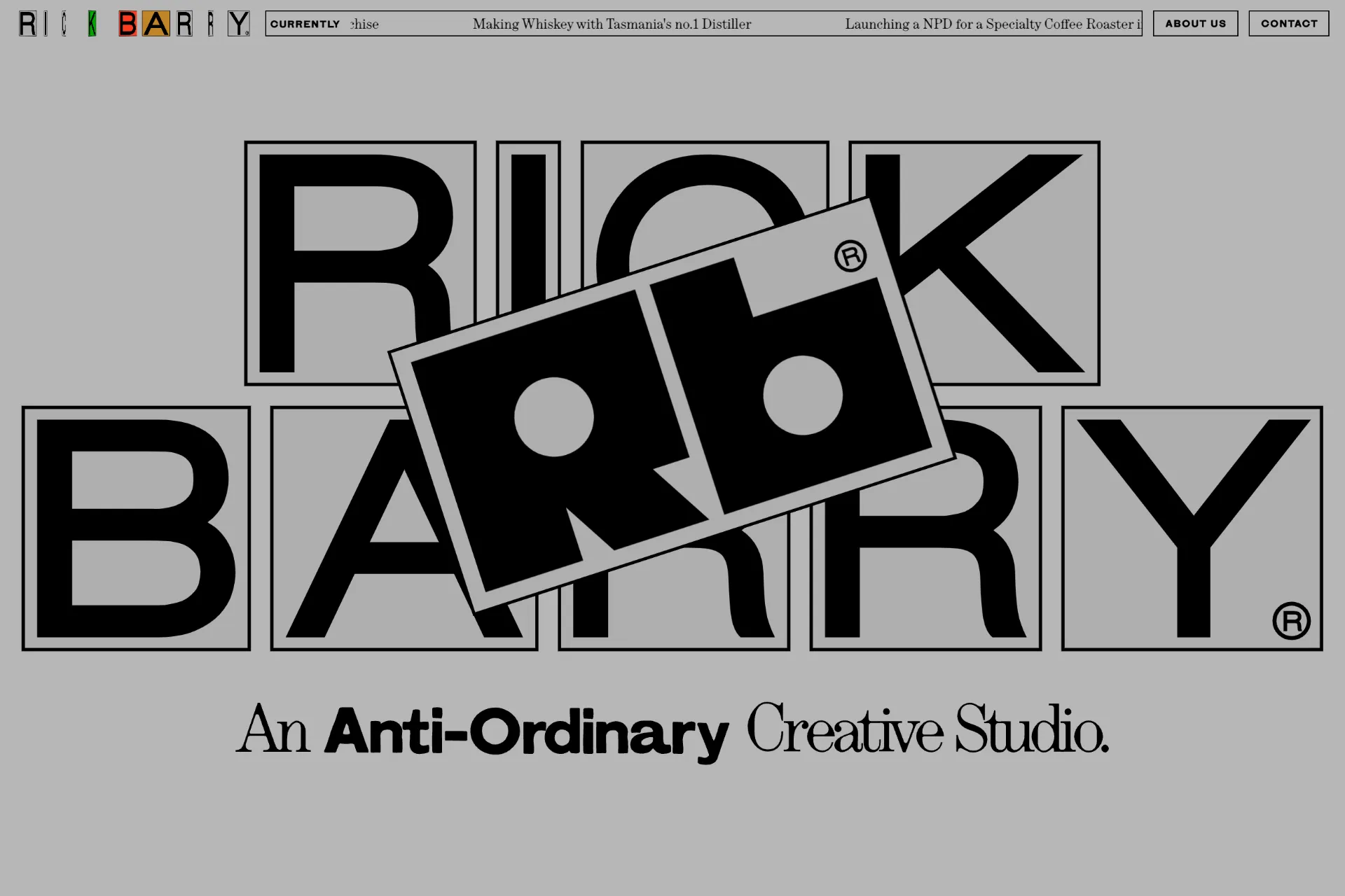 Screenshot of Rick Barry website