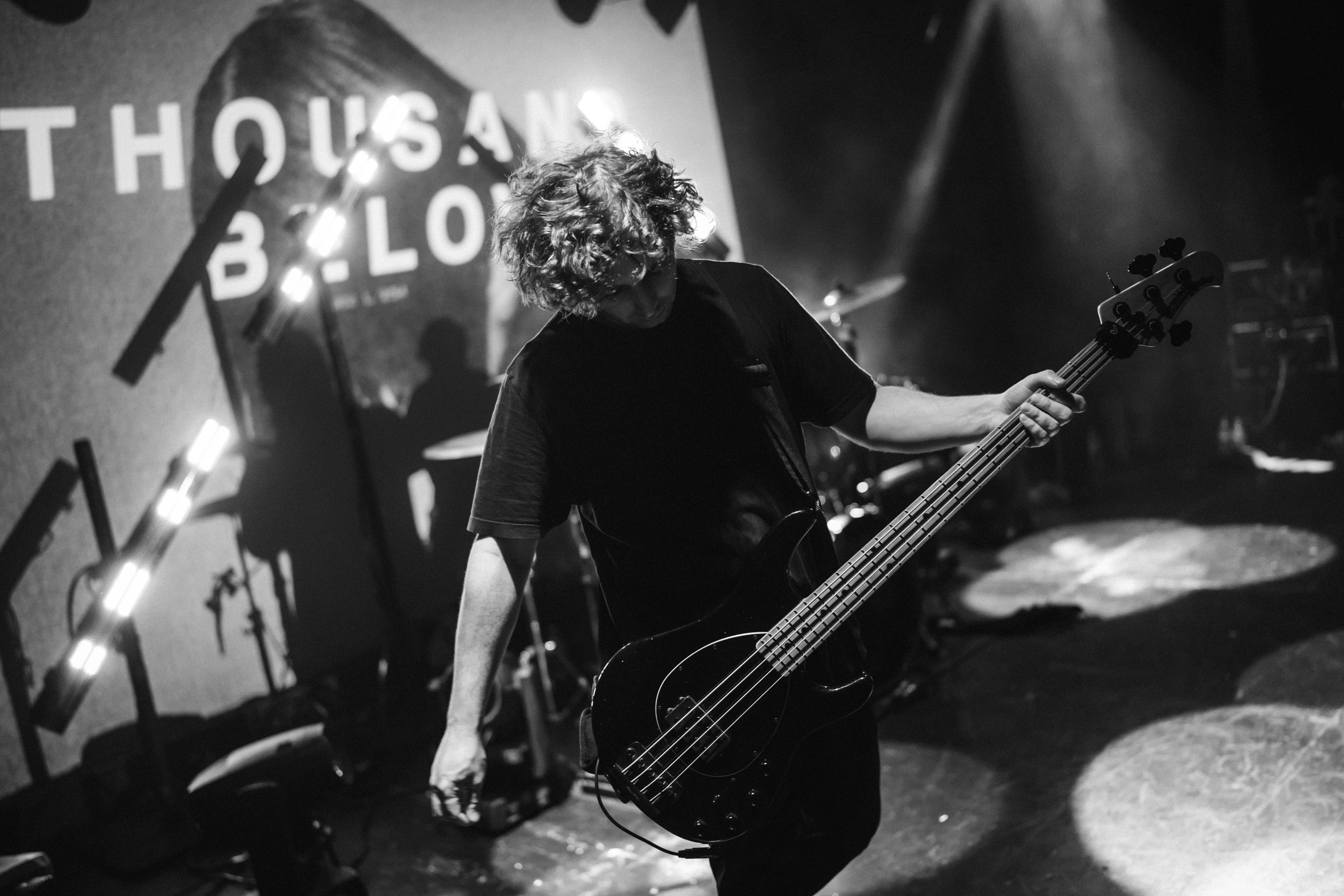 Audience raising hands at a live event