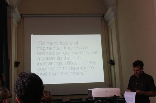 a man giving a presentation