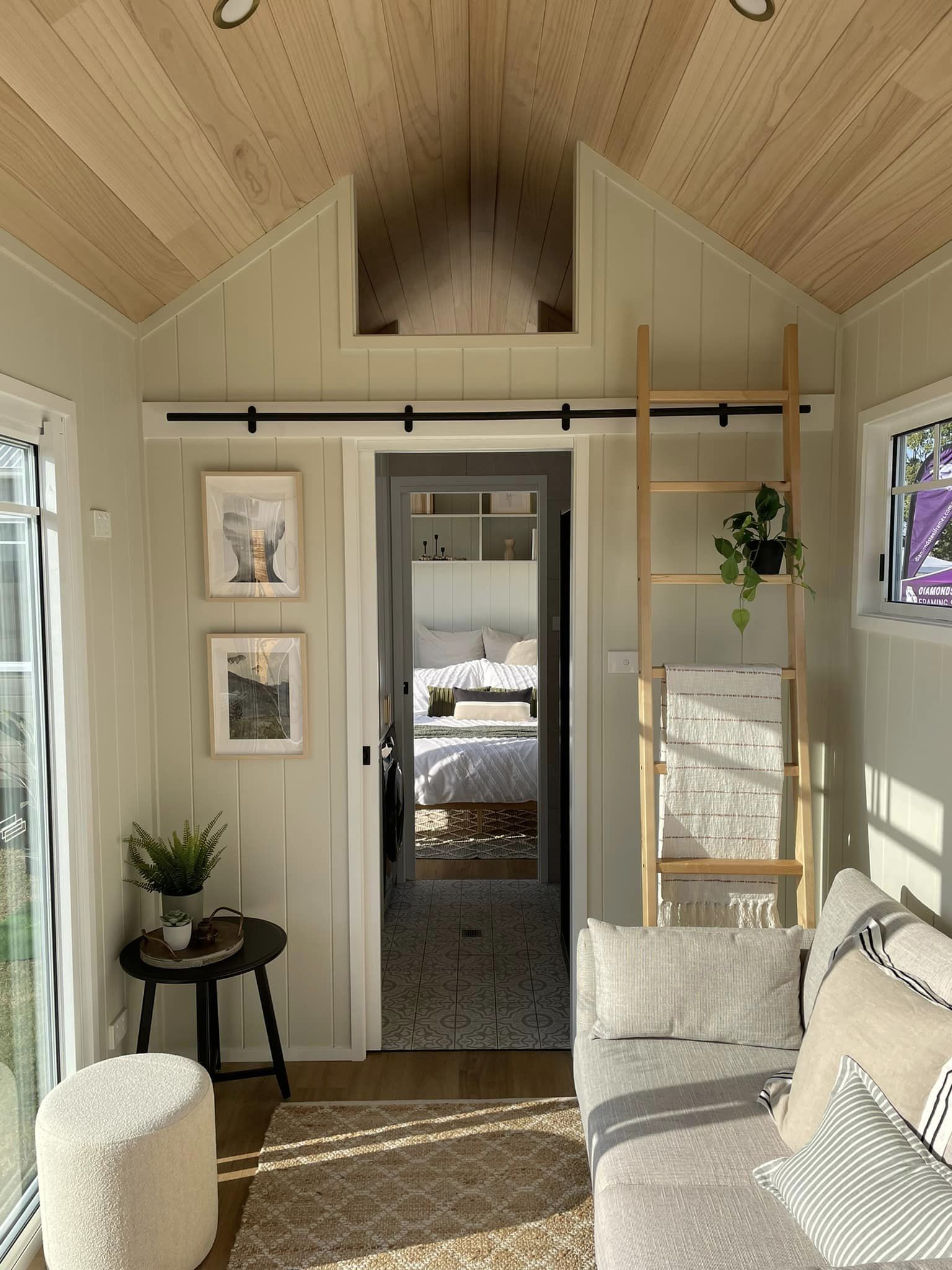 Tiny House Interior of Highlands Tiny homes Cali