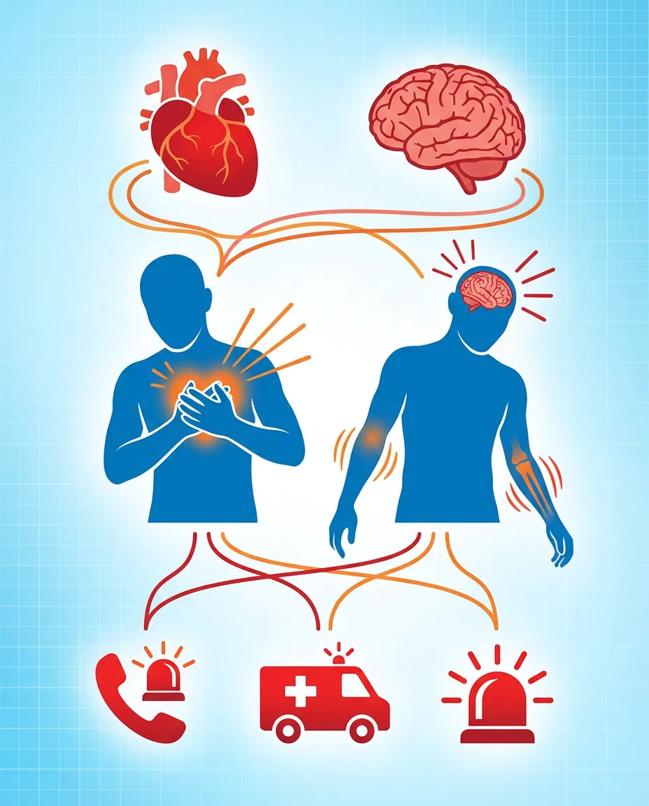 Heart attack and stroke emergency awareness