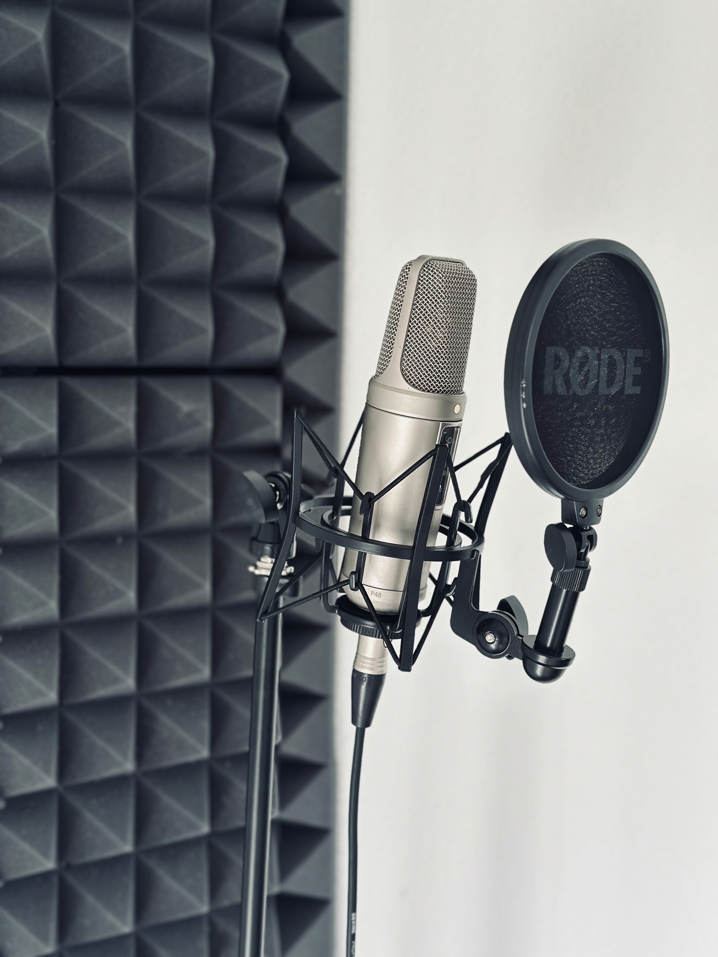 Microfoon in Studio Verbintis