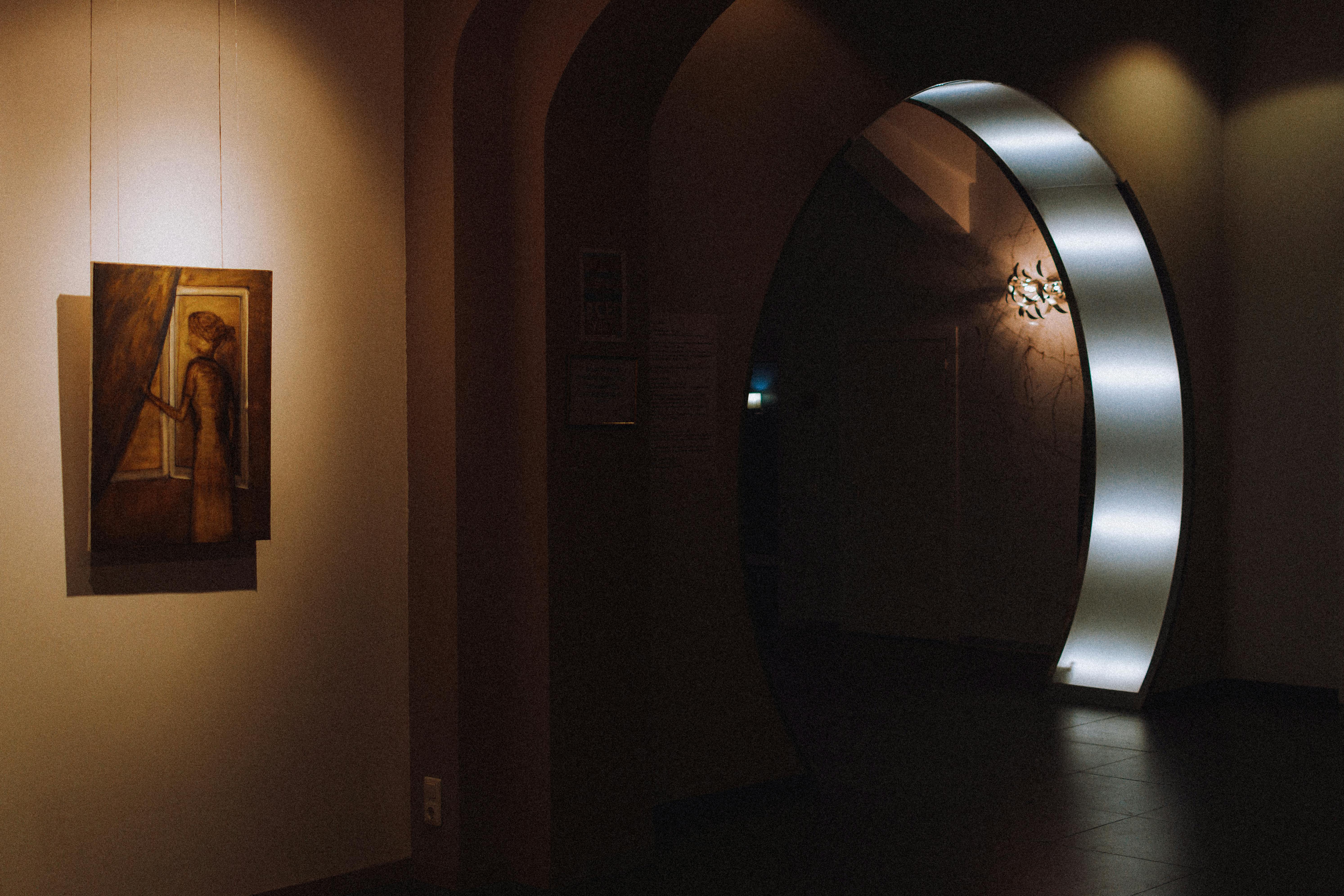 An antique sofa placed in a classic-style room.