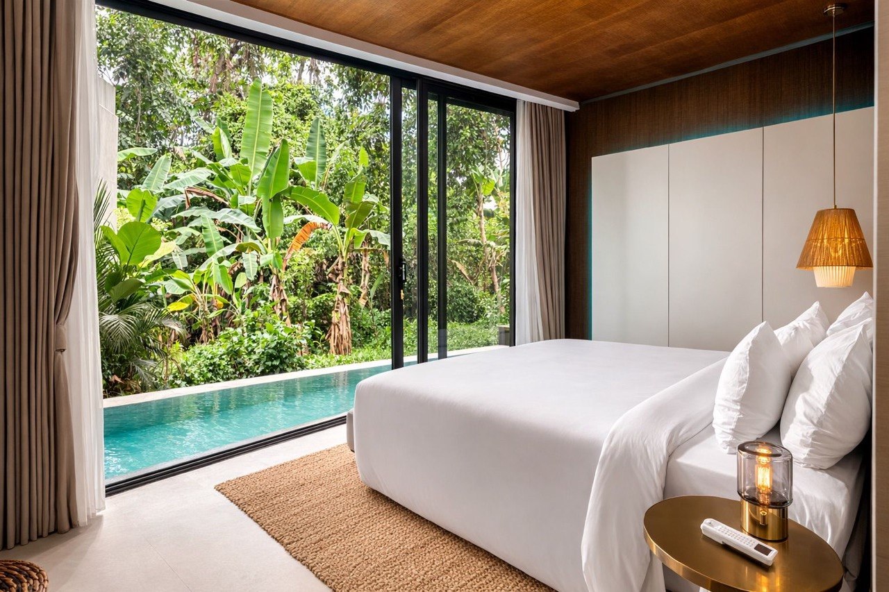 Private 2-bedroom villas in central Ubud