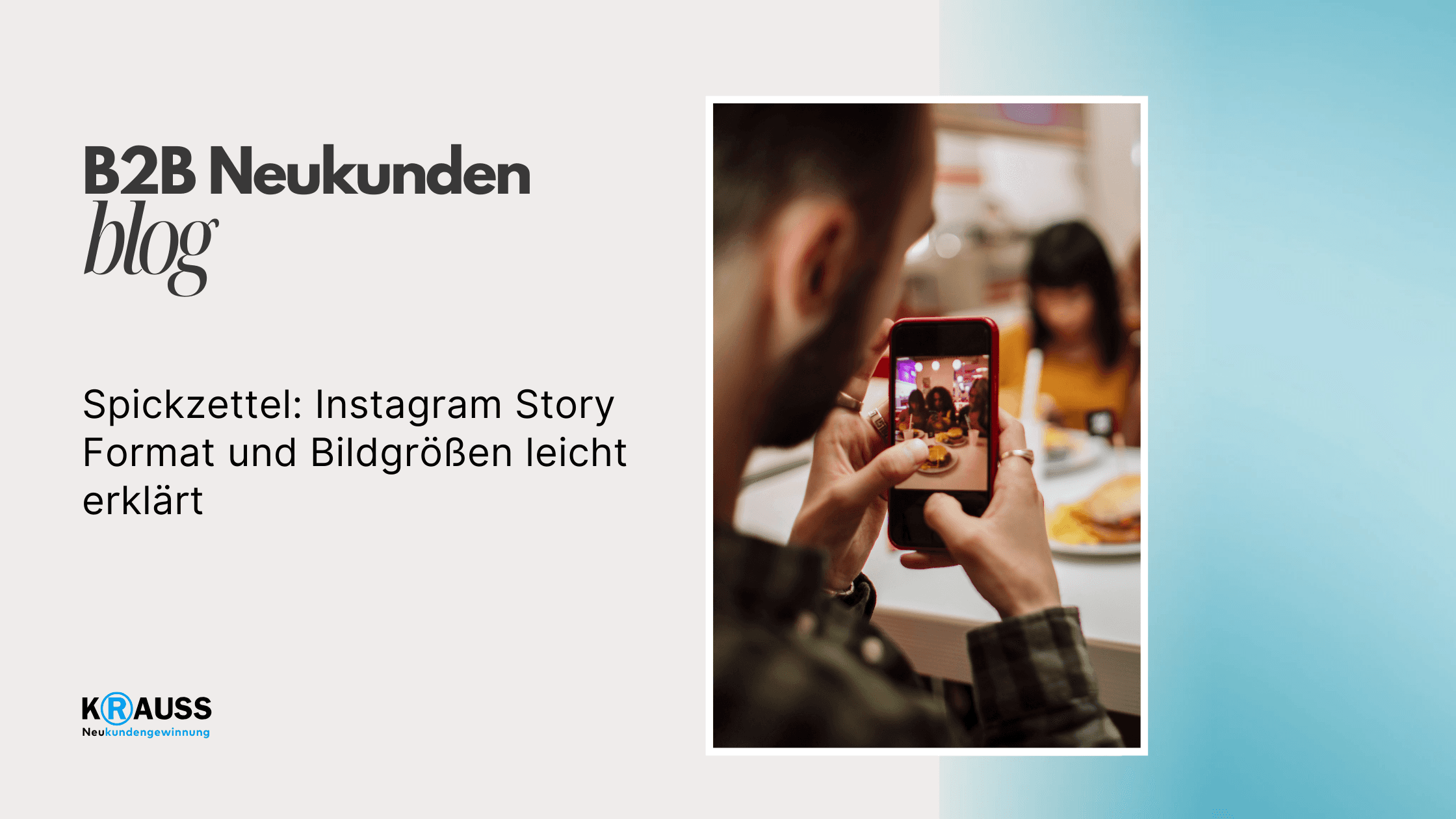 Spickzettel: Instagram Story Format und Bildgrößen leicht erklärt