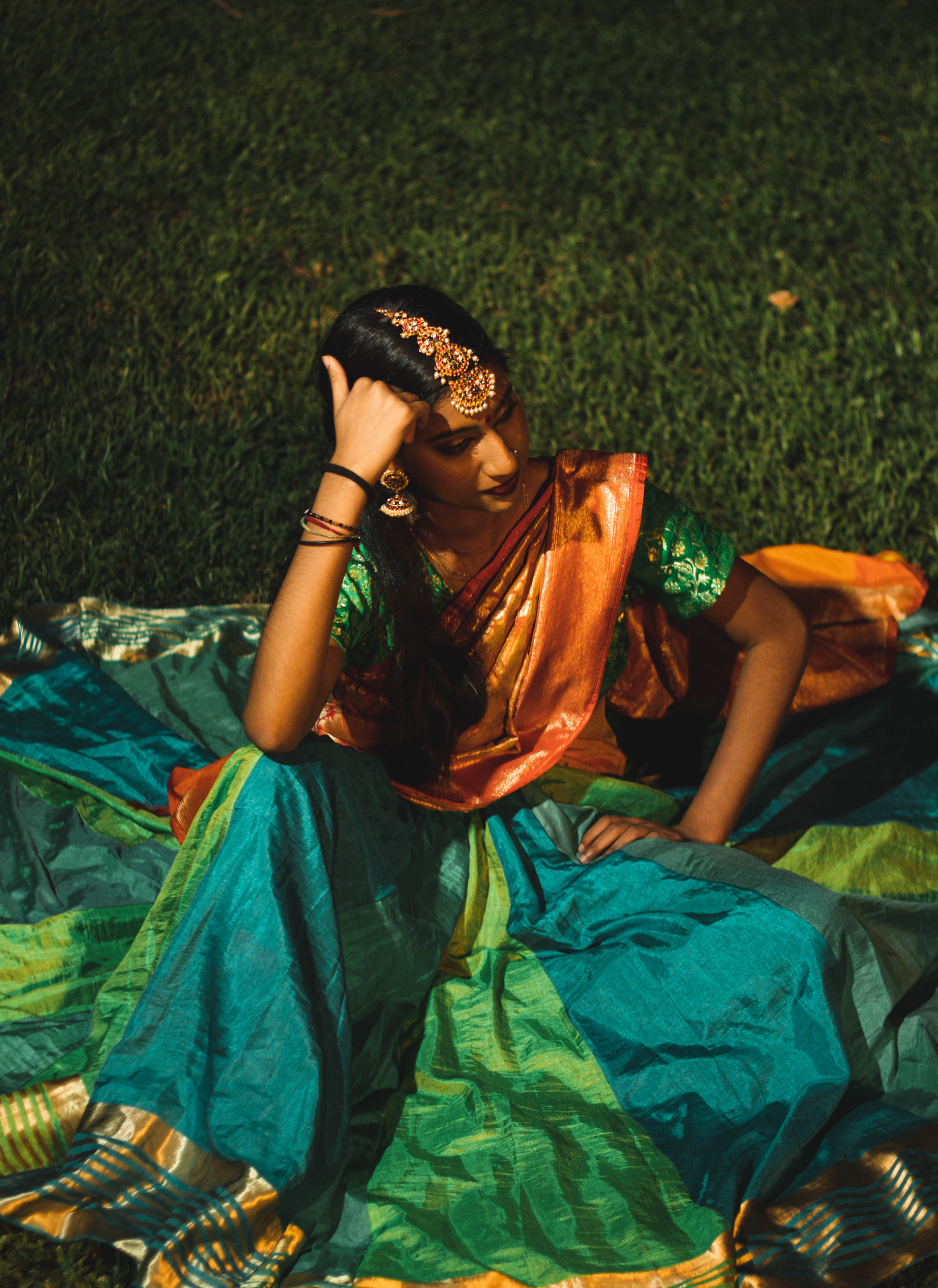 a black female model