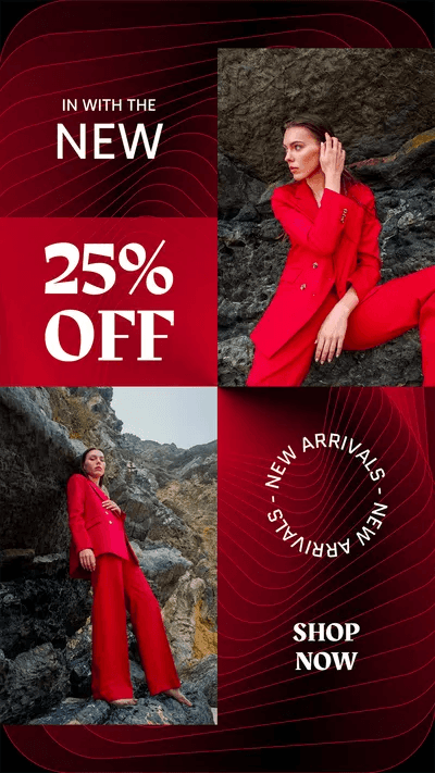 Animated Abstract Background Instagram Story Template