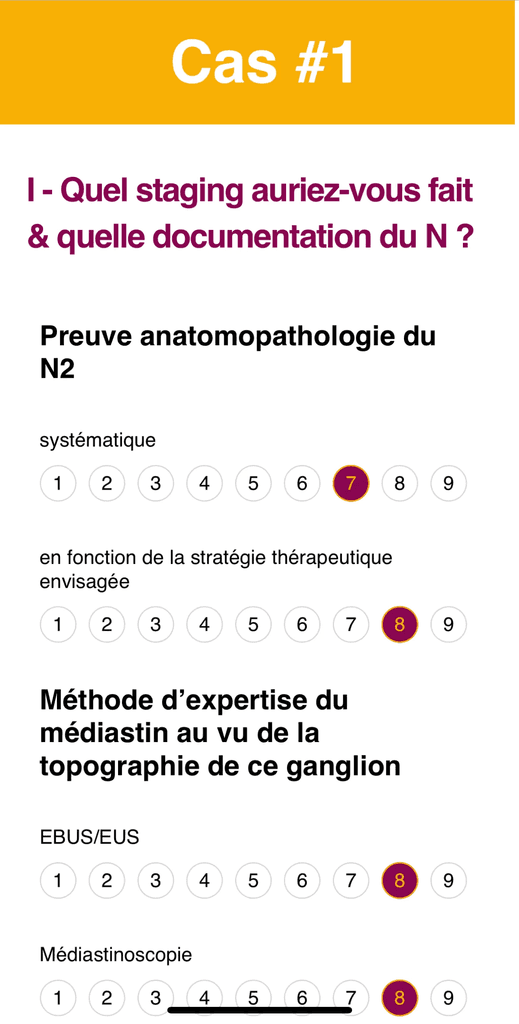 application interactive de récolte de votes de médecin