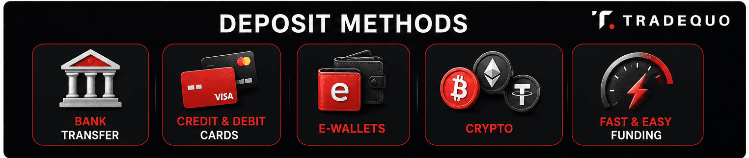 TradeQuo Deposit Methods