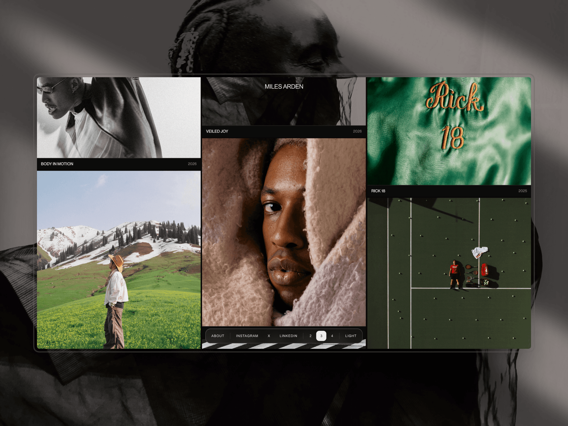 photography website template