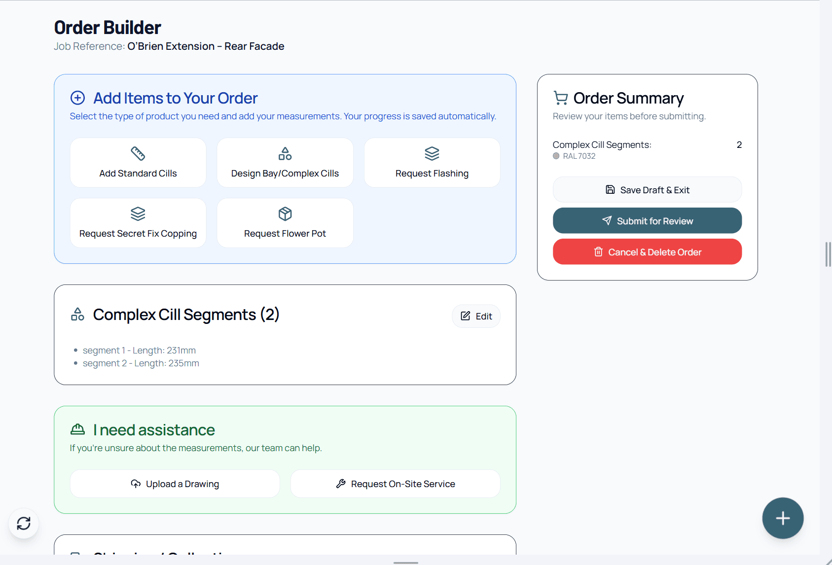 The Cills app makes ordering window cills simple and intuitive