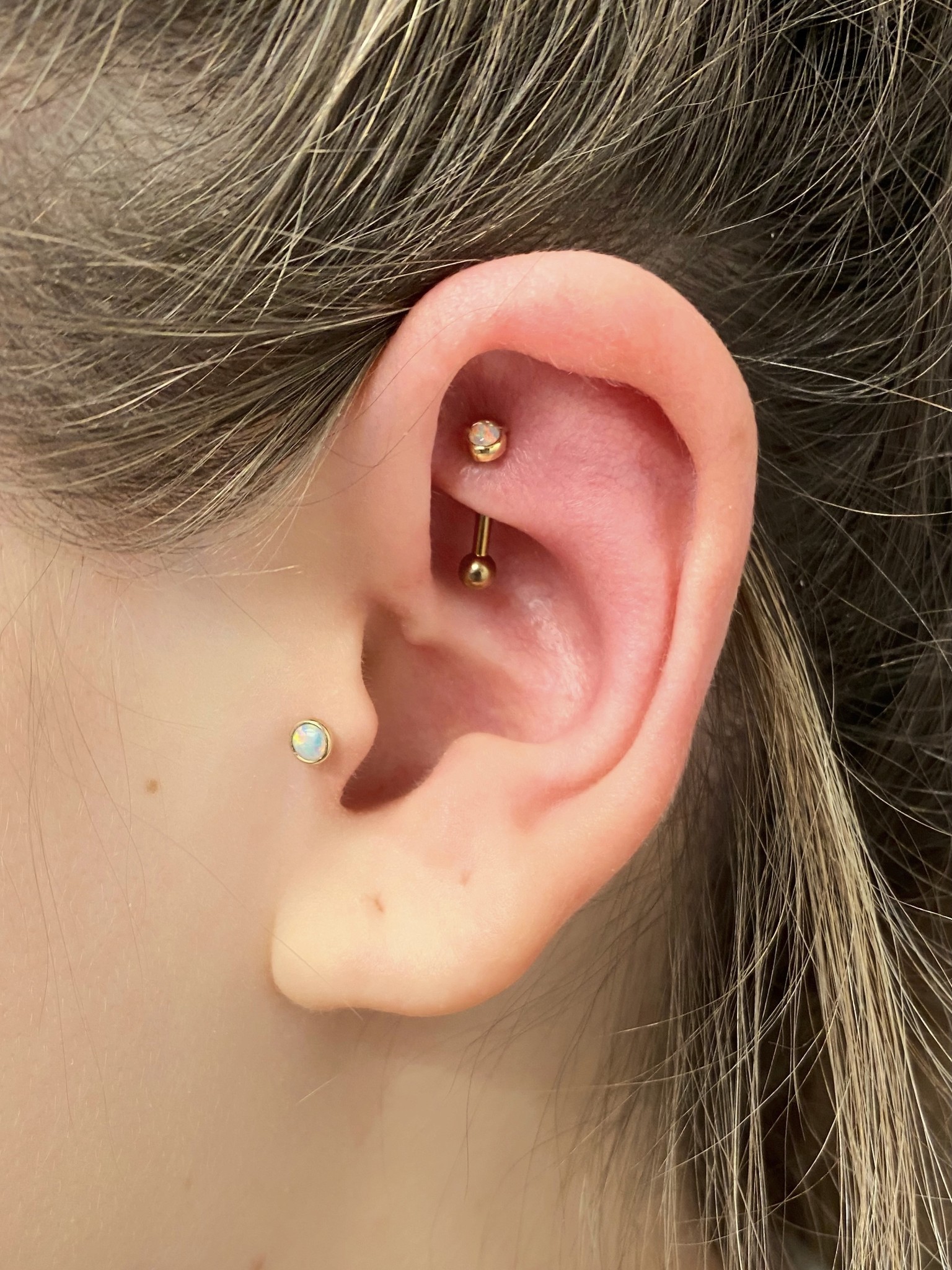 Rook piercing