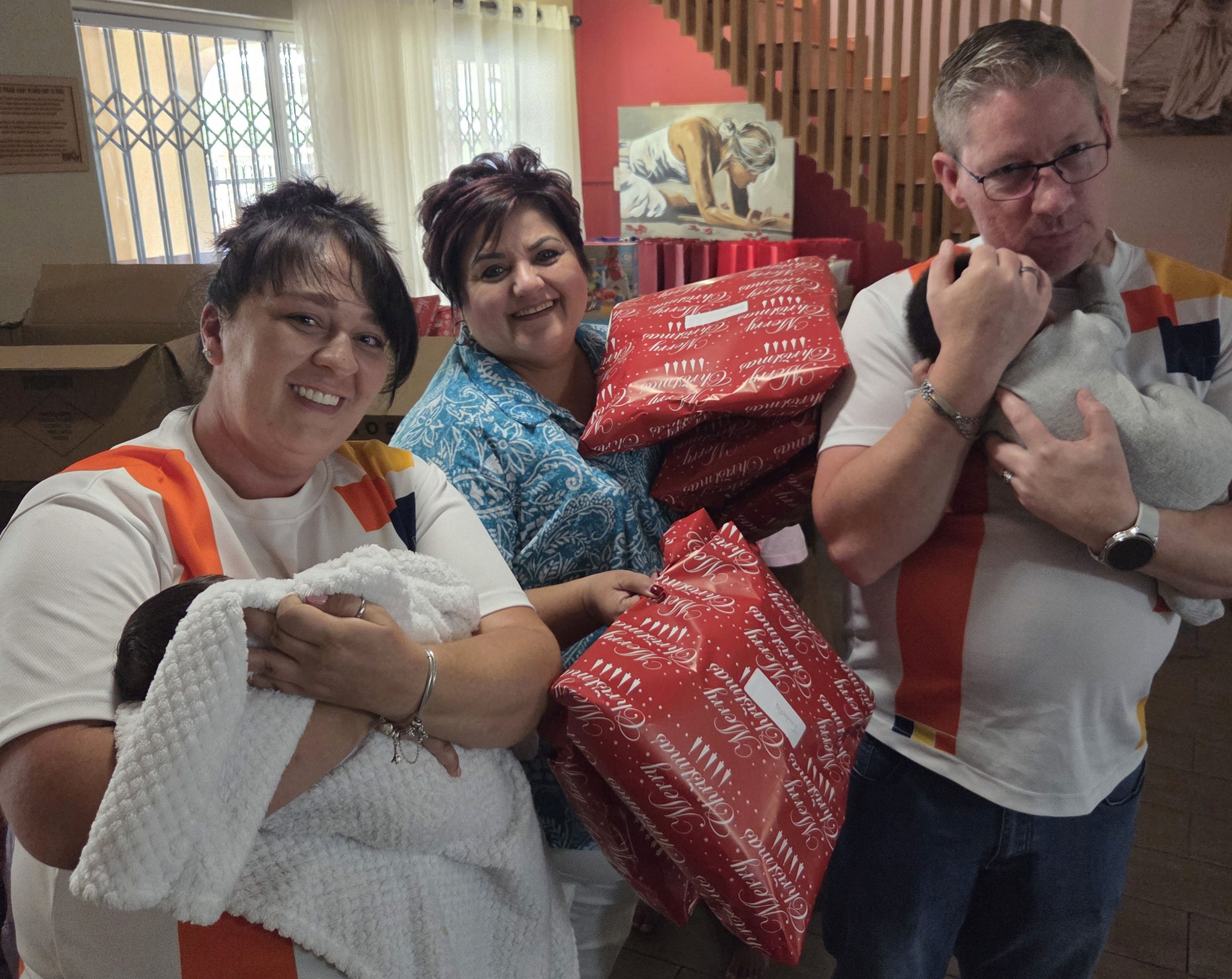 Ubuntu Visions - Santa Arrived Early at Rock of Hope