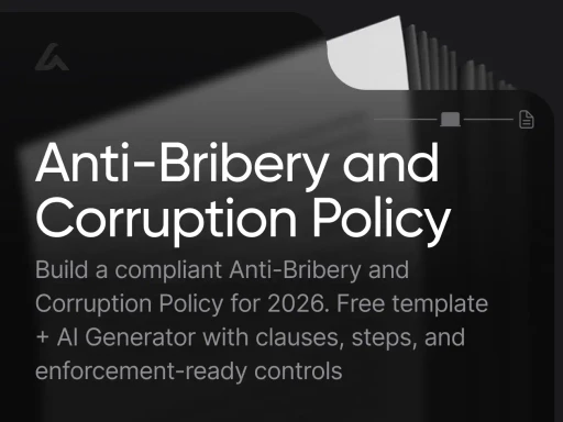 Anti-Bribery and Corruption Policy