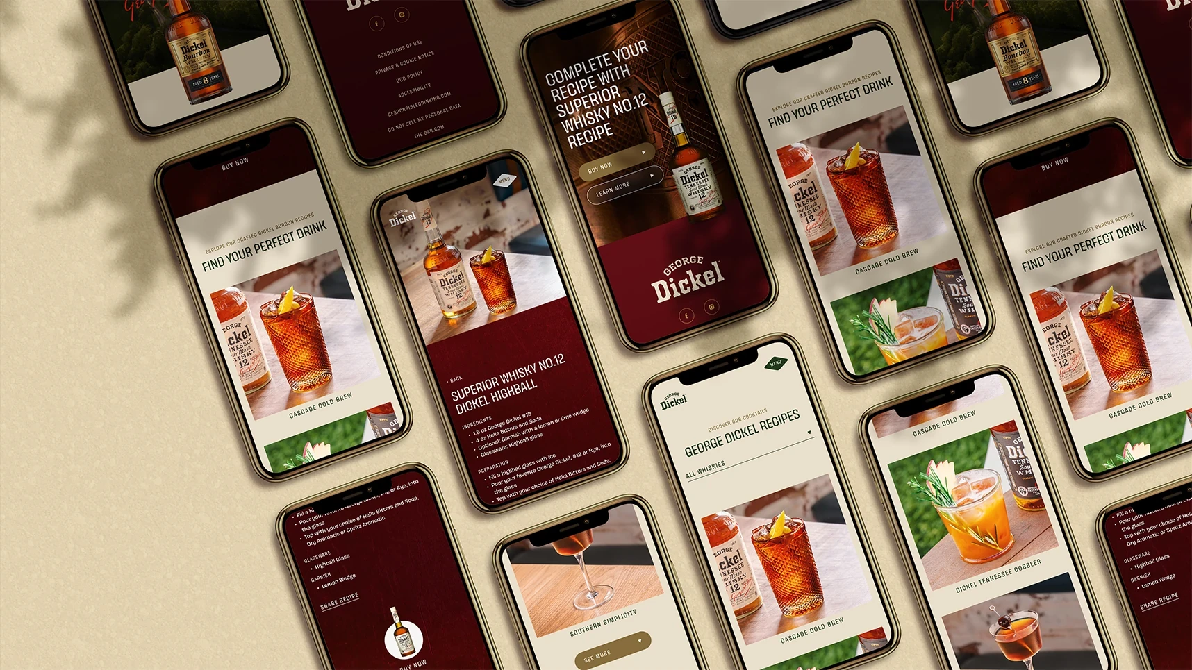 Mobile cocktail recipes key screenshots