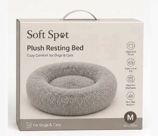 Soft Spot plush pet bed