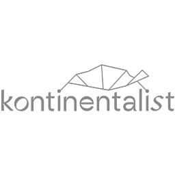 Kontinentalist Black and White logo