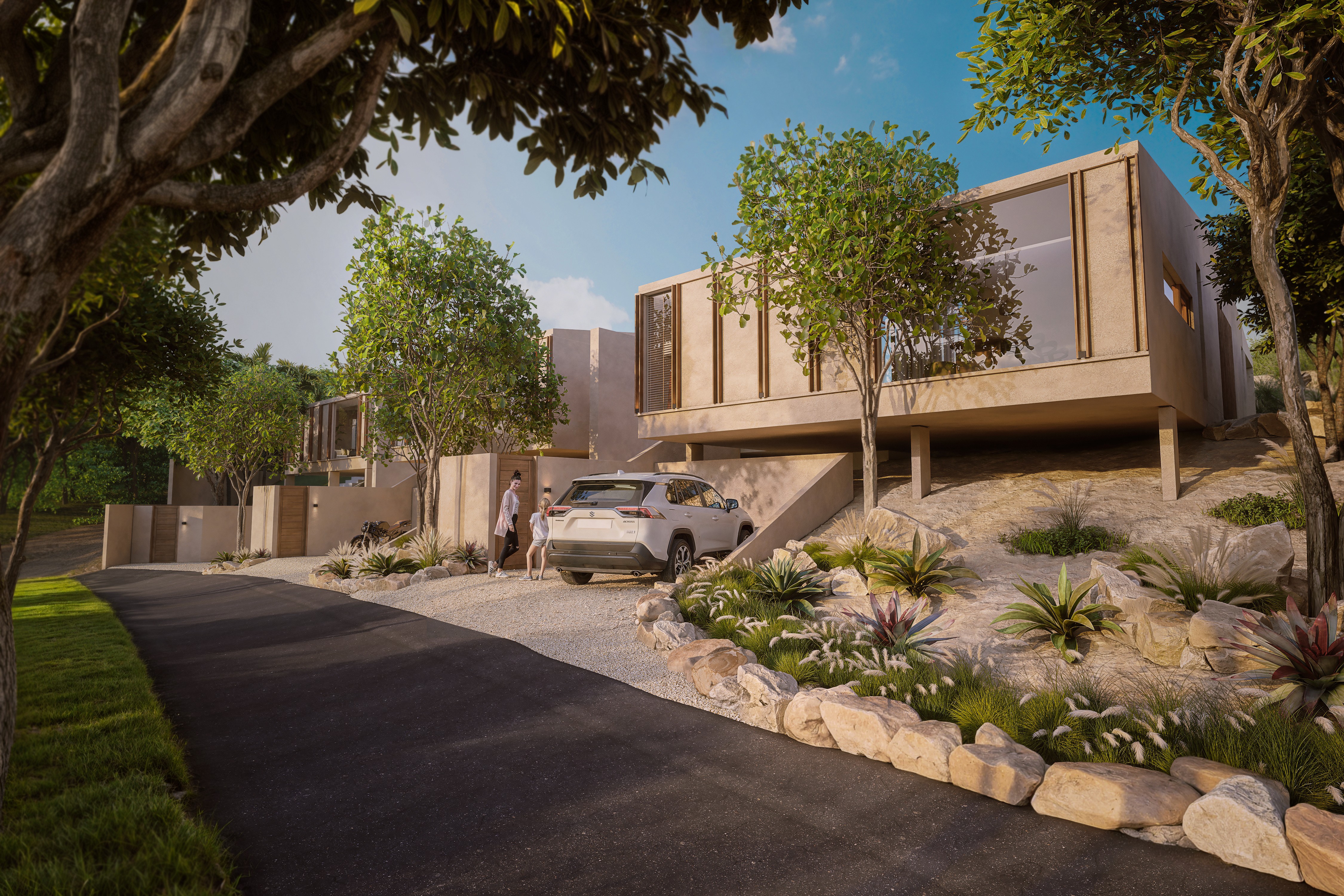 The Sky Nest luxury bamboo villa in Sidemen Bali – eco-architecture with panoramic Mount Agung views