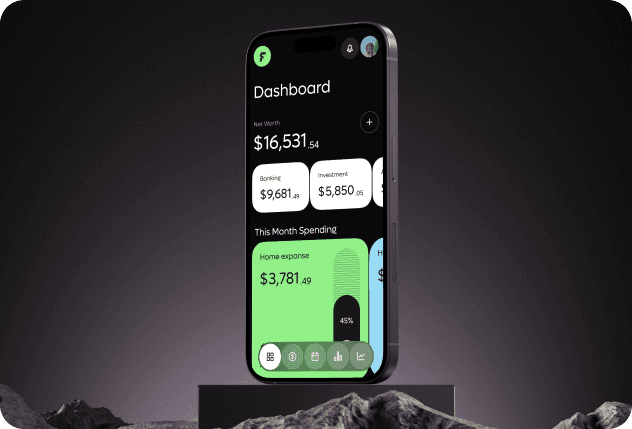 Website design for an all-in-one cryptocurrency wallet displayed on a laptop