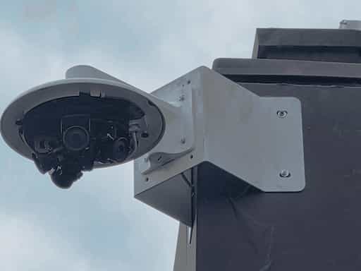 Commercial grade security system with encrypted mesh network.